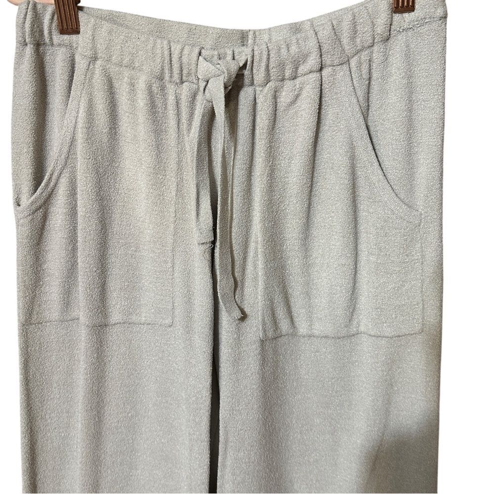 Barefoot Dreams Cozychic Ultra Lite Gray Lounge Pants Sz Medium